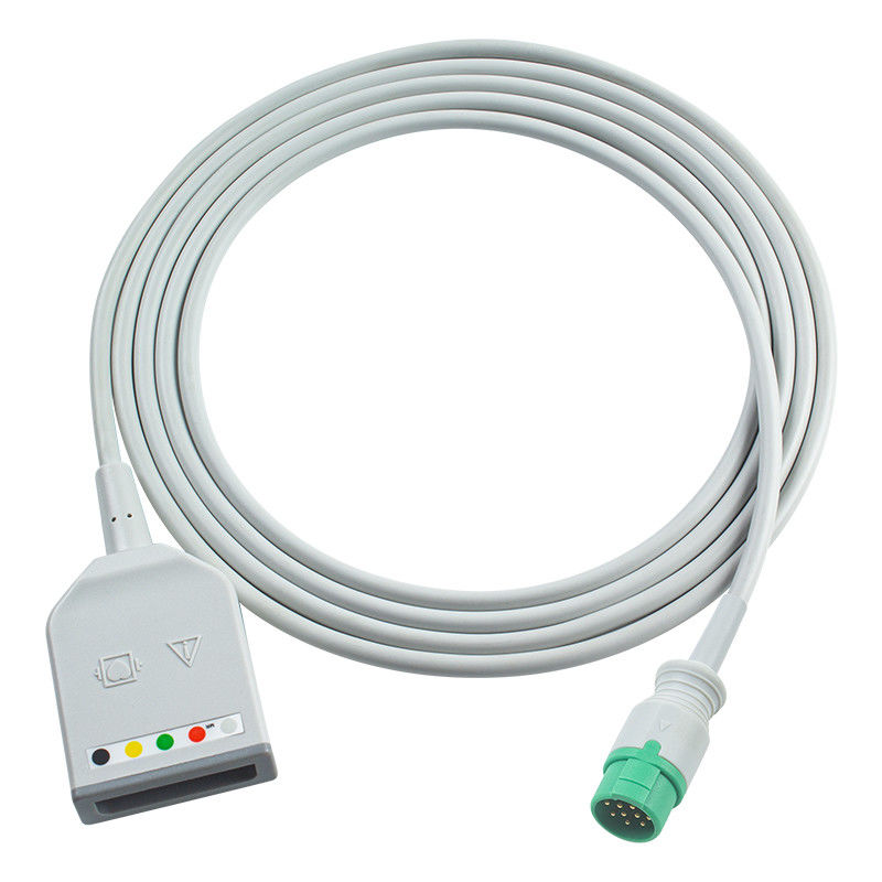Fukuda Denshi 12Pin 5Lead EKG Adapter Kabel Dynascope DS-7100 EKG Kabel rozszerzający Euro Style