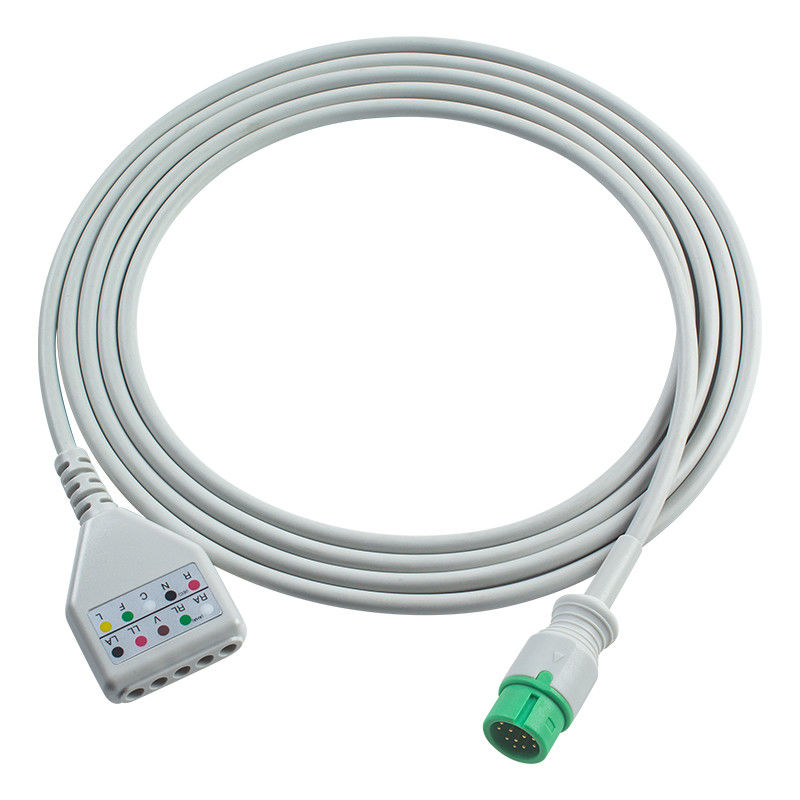 Comen 12Pin Kabel adaptera ECG C50 C70 C90 NC12 NC8 Kabel ECG Euro Style Kable rozszerzające EKG