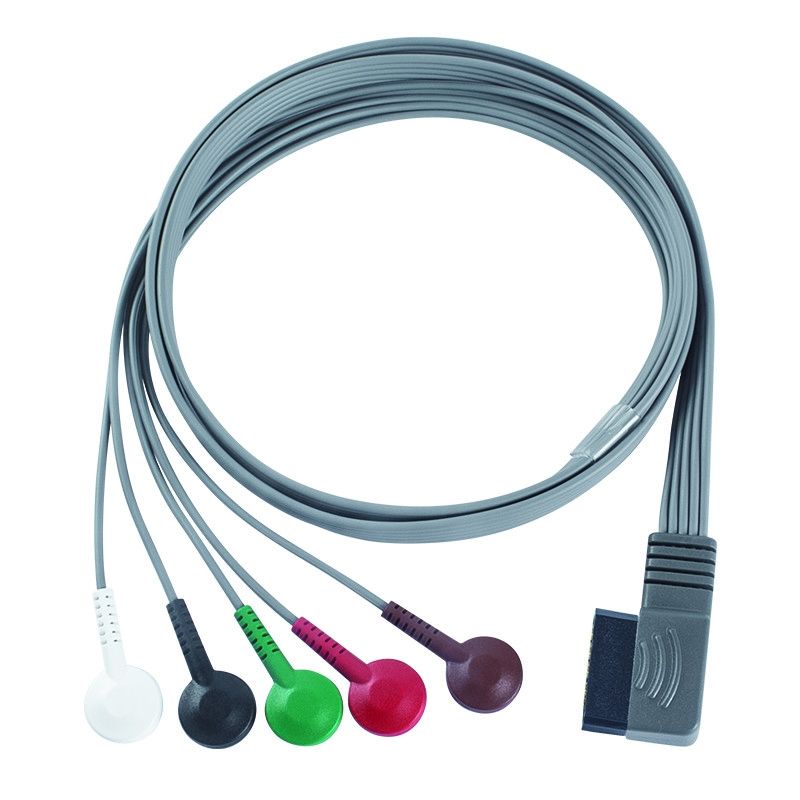 Kompatybilny z PH EKG Telemetry Leadwire - M4725A EKG Holter Cable 350-0173-03 dla Zymed DigiTrak-Plus