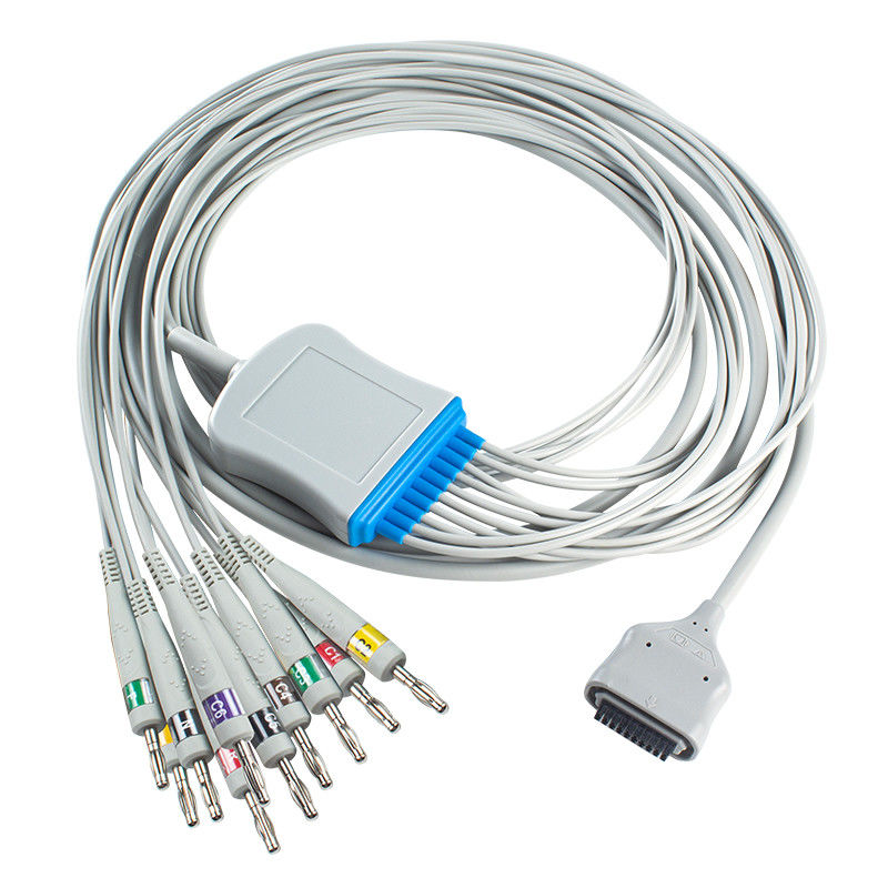 EDAN Dx12 10Lead EKG Holter Kabel Banana For Trunk Długość kabla 2,2M Kompatybilność
