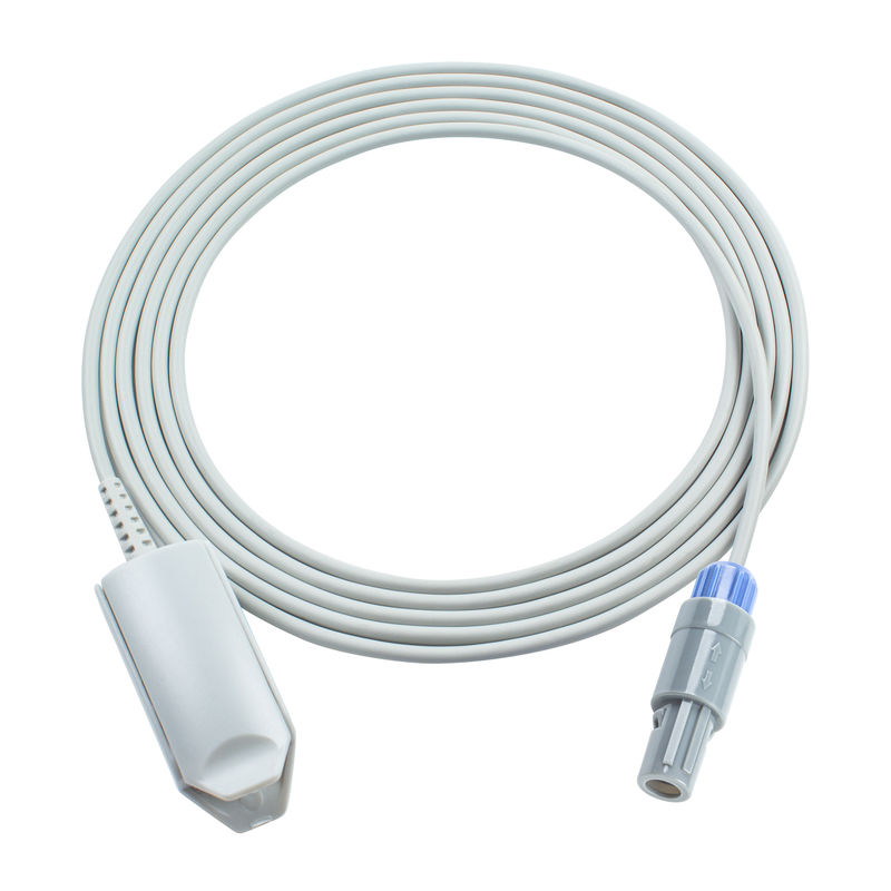 6Pin 40Degree Adult Finger Clip SpO2 Sensor 3.0M Kompatybilny Drager Vist 120 Vist 120s