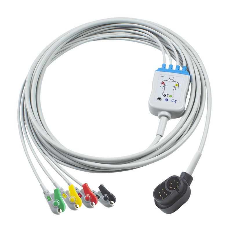 4 Ołówny kabel EKG do Welch Allyn 1500 IEC Grabber 24 miesiące