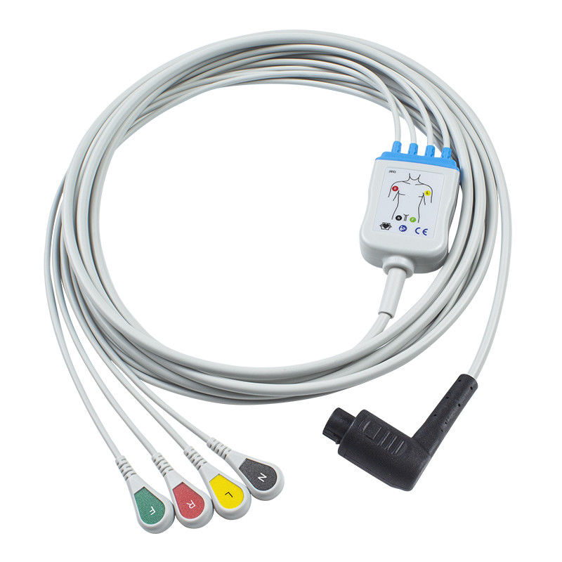 20,5 m 5,0 średnicy Kompatybilne ciała 3 Kabel EKG 4Przewód IEC Grabber dla końca pacjenta