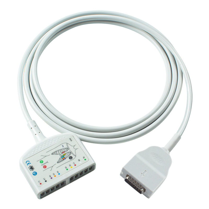 OD6mm 2.2M EKG Kabel zespolony z Mortara Burdick 1600 300 3100 400 6100 800