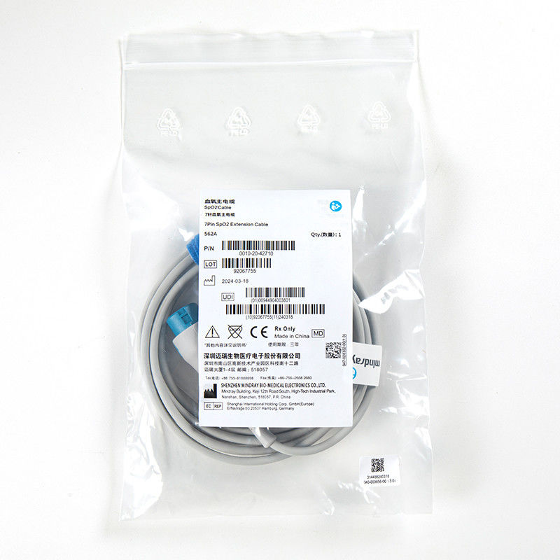 Oryginalny kabel przekształcający Mindray 562A Spo2 0010-20-42710 dla Mindray T5/T8, IPM, IMEC, UMEC Series