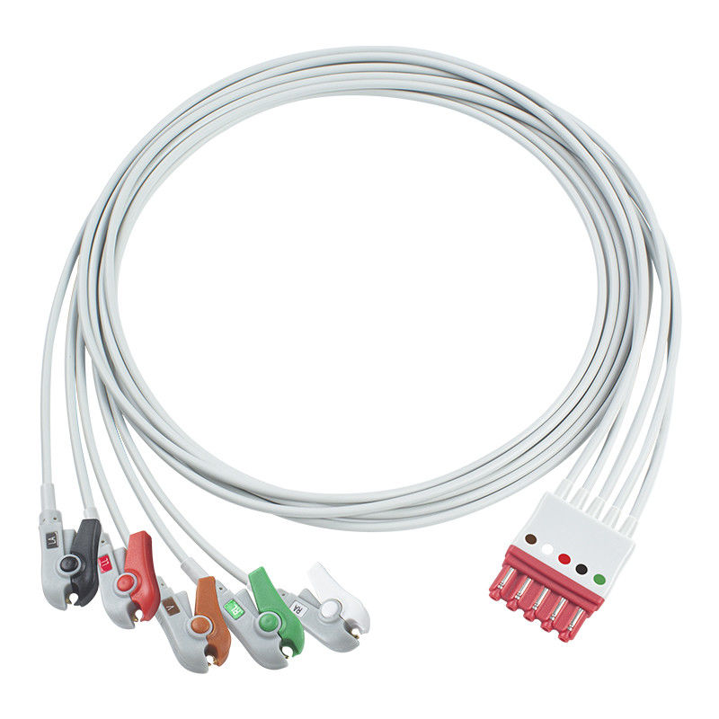 P-hilips M1978A M1976A 989803125881 EKG Przewody ołowiane 5 Przewody ołowiane Kable Przewody ołowiane IEC Clip MP 40 IntelliVue M1167A HeartStart MRx