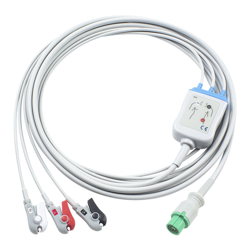 Fukuda Denshi 0012-00-1192 EKG EKG Kabel 12Pin Expert Dynascope DS-5100 DS-5100E DS-5300W DS-5400 Dynascope DS-7001