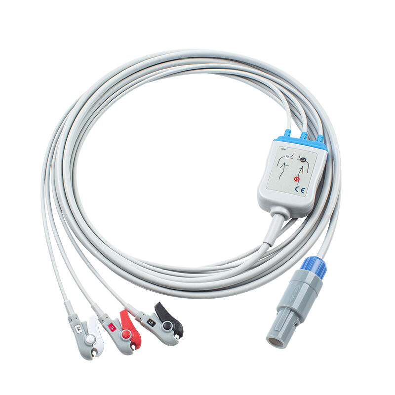 Huntleigh 8-pinowy monitor wieloparametrowy Smartsigns Compact 300 500 Kabel EKG Kable i przewody EKG EKG