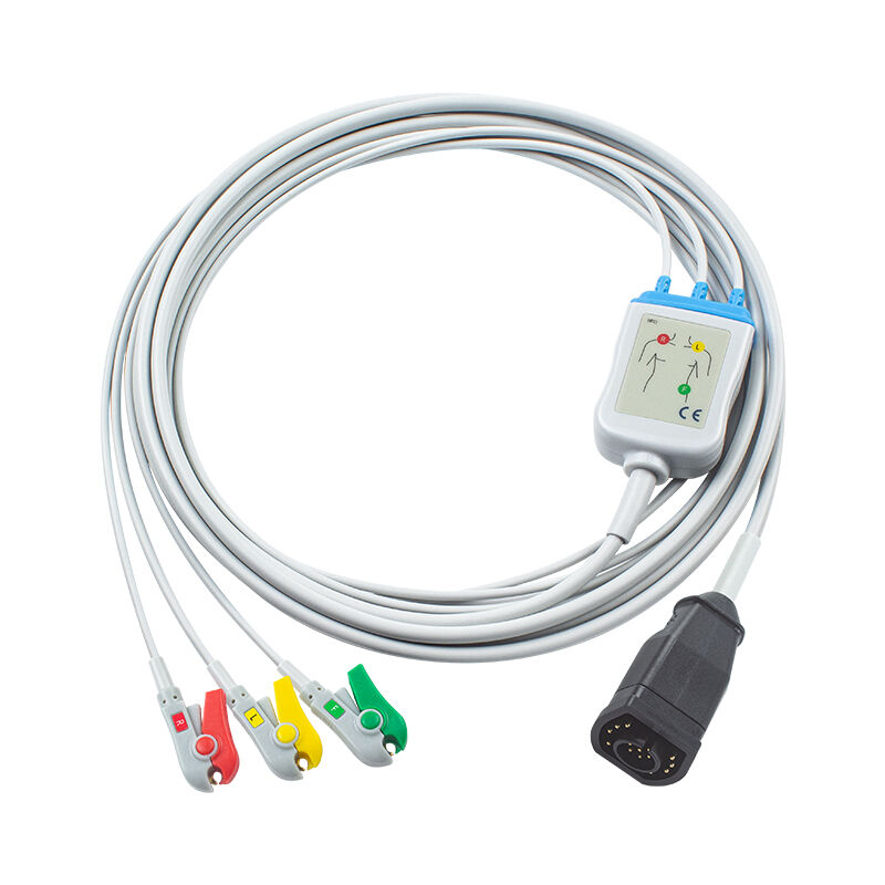Zoll 15Pin, jednoczęściowy kabel EKG i przewody