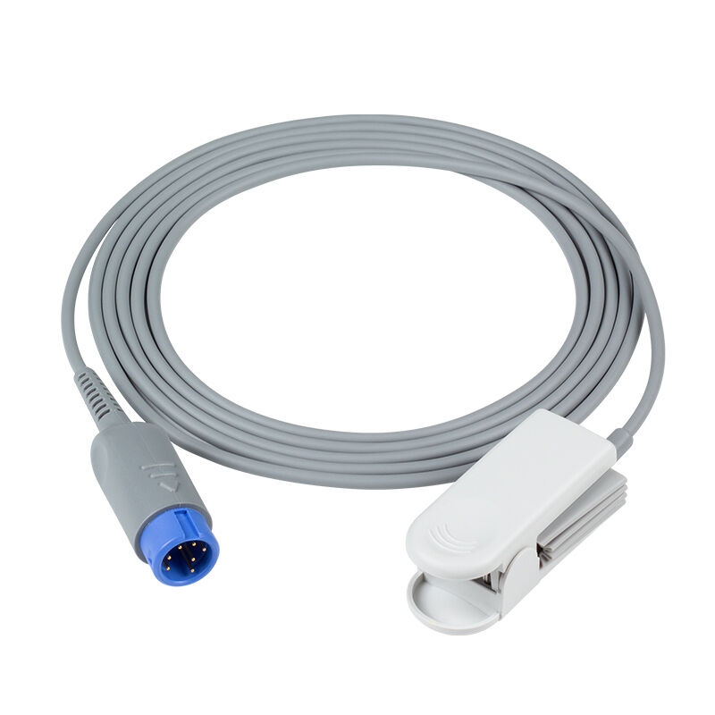 Edan 7Pin V5 V8 IM20 IM3 IM3X IM10X IM12 Jeden bezpośredni dorosły Clip palca SpO2 czujnik 02.57.225029