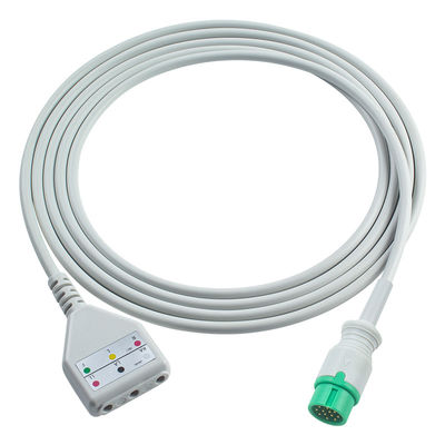 Comen EKG kabel DDstyle 3 lead Leadwires Kabel 1.30M