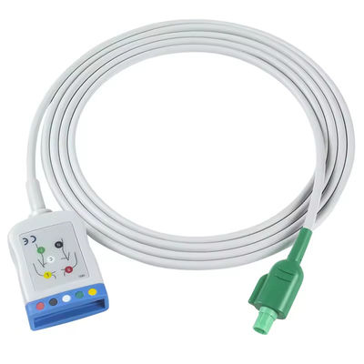 P-Philips PH Datascope 12Pin 5Lead EKG Trunk Adapter Cable For CodeMasterXL+ Cardiosave IABP Rescue Hybrid