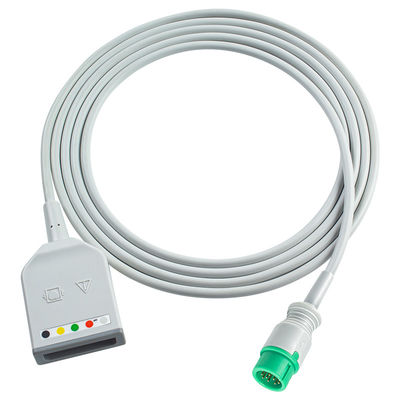 Mindray Datascope 12Pin 5Lead Kabel adaptera ECG 0010-30-42719 009-004728-00 Kabel rozszerzający EKG