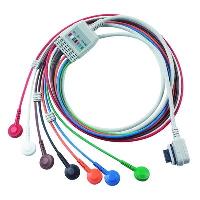 Kompatybilny GE Healthcare 2008594-002 7-Lead EKG Telemetryka Pacjent Kabel Widza Światło Zamówienie 5 sztuk dostać 1 sztukę Worek za darmo