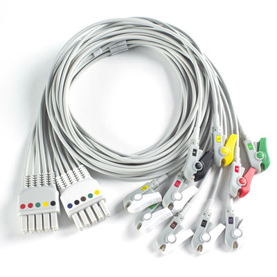 Kompatybilny defibrylator Mindray BeneHeart D6 10Lead EKG Leadwires IEC Grabber