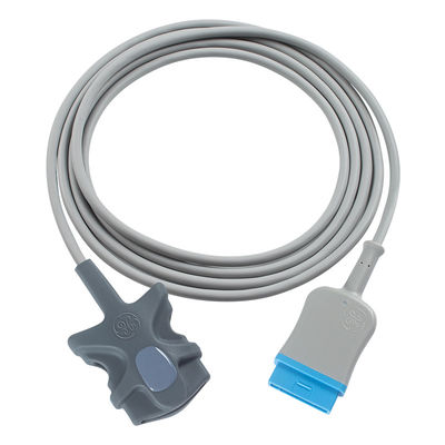 Oryginalny czujnik GE TS-SA4-GE TruSignal SpO2 wielokrotnie używalny czujnik SpO2 z miękką czubką