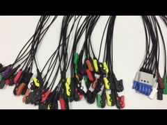 Przezroczysty przewód radiowy firmy Spacelabs o długości 1 metra, przezroczysty kabel z 10 odprowadzeniami EKG